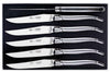 Coffret 6 couteaux de table Laguiole Arbalète G.DAVID 23cm tout inox