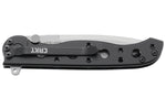 Couteau pliant CRKT M16-01S manche inox noir 10cm
