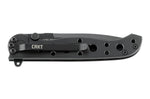 Couteau pliant CRKT M16-01KS lame noire manche inox noir 10,2cm