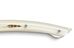 Couteau pliant Le Thiers Verrou Claude Dozorme manche plumes du peintre 12cm