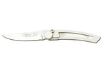 Couteau pliant Le Thiers Liner Lock Claude Dozorme tout inox 10,5cm
