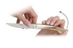 Couteau pliant Le Thiers Verrou Claude Dozorme manche corne claire 12cm