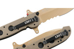 Couteau pliant CRKT M21-14DSFG manche G10 camouflé désert 13cm