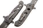 Couteau pliant CRKT M21-14SF manche alu anodisé gris 13,5cm