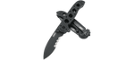 Couteau pliant CRKT M21 manche à trous G10 noir - 11 cm