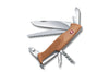 Couteau suisse Victorinox Ranger Wood 55 noyer 130mm 10 fonctions