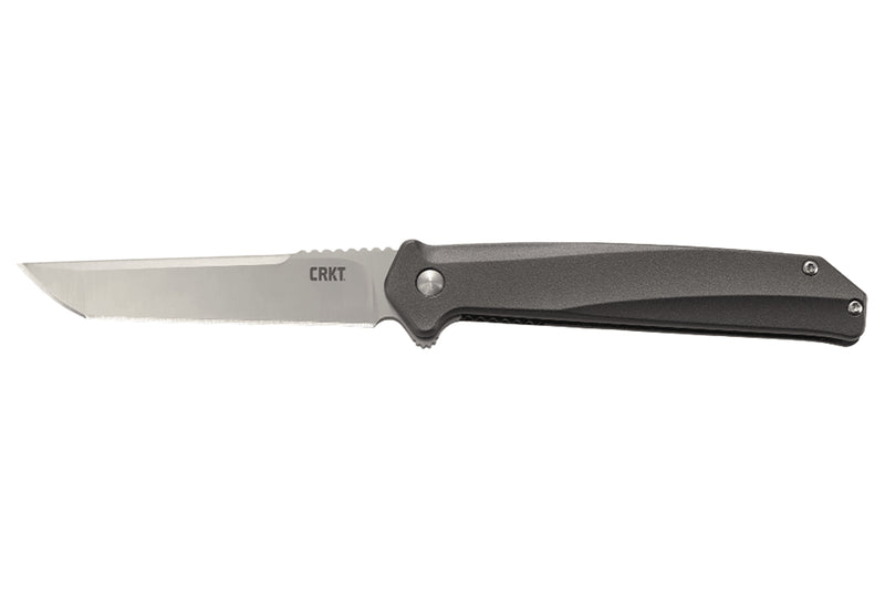 Couteau pliant CRKT HELICAL K500GXP manche alu gris anthracite 11,5cm