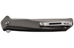 Couteau pliant CRKT HELICAL K500GXP manche alu gris anthracite 11,5cm