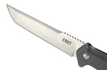 Couteau pliant CRKT HELICAL K500GXP manche alu gris anthracite 11,5cm