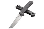 Couteau pliant CRKT HELICAL K500GXP manche alu gris anthracite 11,5cm