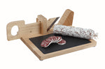 Guillotine à saucisson Livoo avec plateau en ardoise