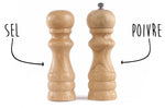 Set moulin à poivre et salière Livoo bois