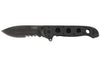 Couteau pliant CRKT M21 manche à trous G10 noir - 13.5 cm