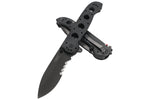 Couteau pliant CRKT M21 manche à trous G10 noir - 13.5 cm