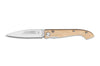 Couteau pliant Compostelle Voie de Tours Claude Dozorme manche chêne 12,5cm
