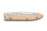 Couteau pliant Compostelle Voie de Tours Claude Dozorme manche chêne 12,5cm