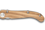 Couteau pliant Laguiole Claude Dozorme manche olivier 12cm