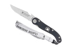 Couteau pliant Laguiole Claude Dozorme manche alu noir 12cm