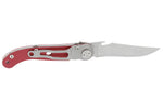 Couteau pliant Laguiole Claude Dozorme manche alu rouge 12cm