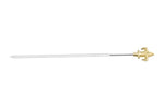 Set de 3 pics à brochettes "Lilie" Westmark en acier inox avec décors - 24.5 cm