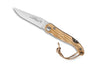 Couteau pliant Laguiole Claude Dozorme manche olivier 12cm + tire-bouchon