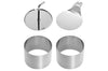 Lot 2 emporte­-pièces ronds "Kreis" Westmark acier inox 7,5cm