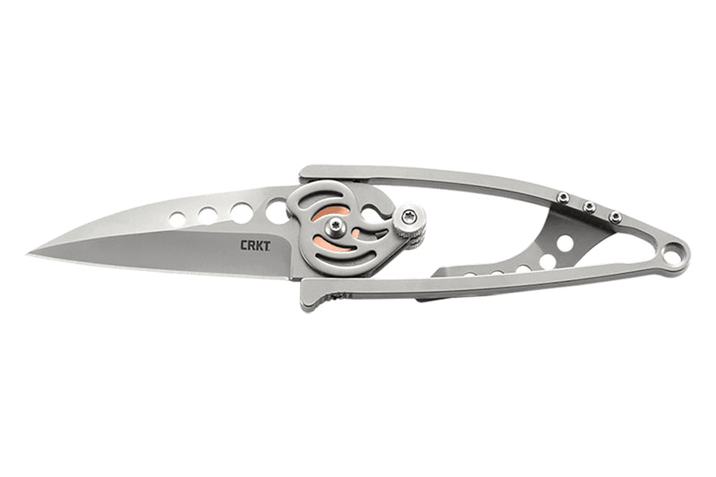 Couteau pliant CRKT Snap Lock 5102N manche acier 420J2 10,5cm