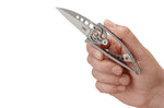 Couteau pliant CRKT Snap Lock 5102N manche acier 420J2 10,5cm