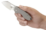 Couteau pliant CRKT Pilar 5311 manche acier inox 9cm