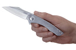 Couteau pliant CRKT Jettison 6130 manche acier inox 11,5cm