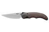 Couteau pliant CRKT Endorser manche G10 noir marron strié 10,5cm - Gris