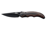Couteau pliant CRKT Endorser manche G10 noir marron strié 10,5cm - Noir