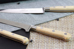 Mallette cuisine Sabatier Brocéliande 5 couteaux fabrication française + 1 fusil
