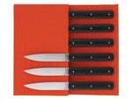 Coffret 6 couteaux de table Perceval 9.47 noir