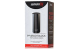 Bloc universel vide fibres Samura pour couteaux de cuisine - Noir mat