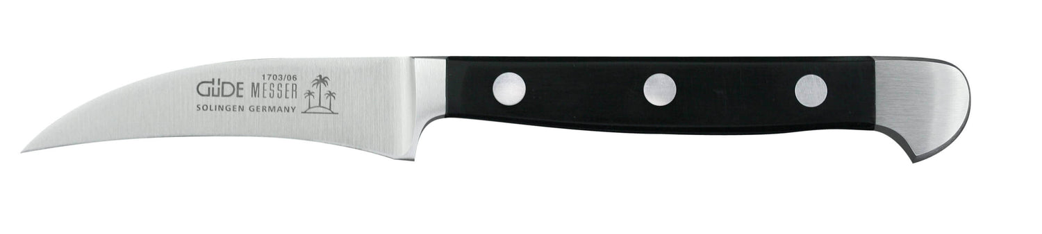 Couteau bec d'oiseau Güde Alpha 6cm en acier forgé