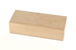 Pierre naturelle d'Arkansas grain extra fin avec support en bois