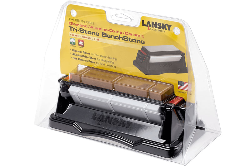 Système d'aiguisage 3 pierres Tri-benchstone Lansky