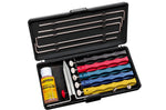 Kit d'aiguisage Lansky 5 pierres + huile + étrier