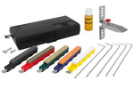 Kit d'aiguisage Lansky 5 pierres + huile + étrier