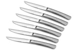 Coffret 6 couteaux à steak Amefa Bongo XL tout inox