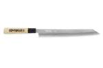 Couteau yanagiba kiritsuke japonais artisanal Yoshihiro Jyosaku White 2 steel 27cm