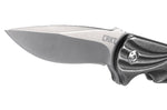 Couteau pliant CRKT Williwaw 6016 manche acier inox 10,5cm