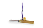 Couteau de poche Higonokami Kanetsune lame 4cm acier SK-5 manche laiton + grelot