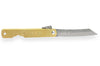 Couteau de poche Higonokami Böker Kinzoku lame damassée 7,5cm manche cuivre