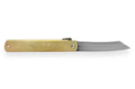 Couteau de poche Higonokami Kanetsune lame 9cm manche laiton