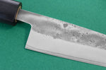 Couteau universel japonais artisanal Wusaki Nakata BS2 13.5cm manche en noyer