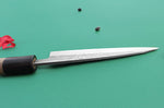 Couteau universel japonais artisanal Wusaki Nakata BS2 13.5cm manche en noyer