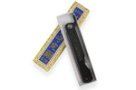 Couteau de poche Higonokami Kanetsune lame 7cm manche acier noir