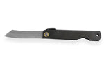 Couteau de poche Higonokami Kanetsune lame 7cm manche acier noir